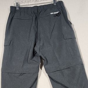 Reel Legends‎ Men's Charcoal Gray Convertible Cargo Pants Relaxed Fit M 32 X 34